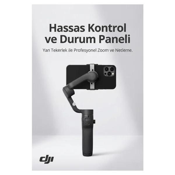 Djı Osmo Mobile 6 Siyah Gimbal - Görsel 4