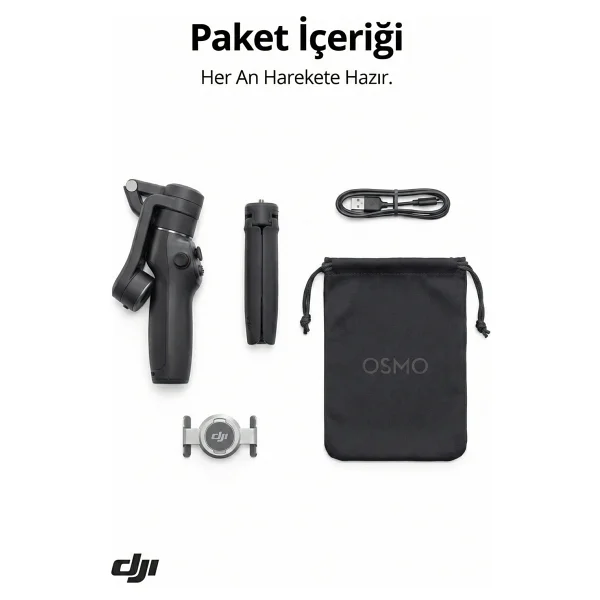 Djı Osmo Mobile 6 Siyah Gimbal - Görsel 5