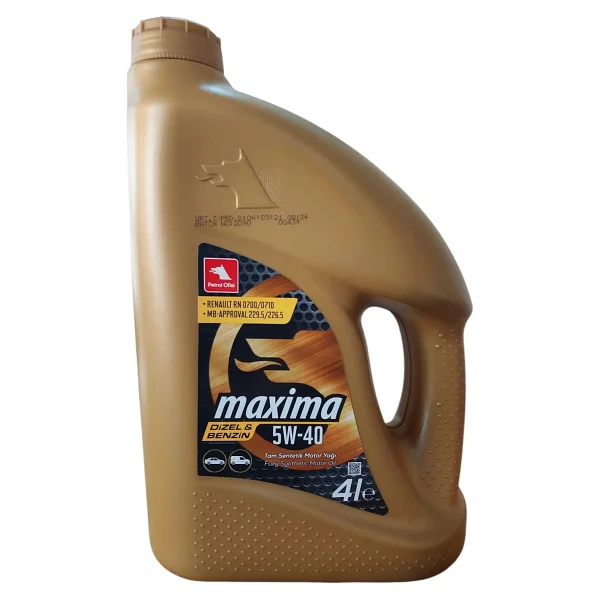 Petrol Ofisi Maxima 5w-40 4 Lt Motor Yağı - Görsel 2