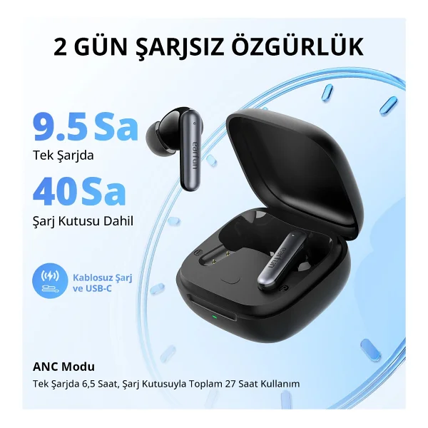 Earfun Air Pro 4i ANC TWS Kulak İçi Bluetooth Kulaklık - Görsel 3
