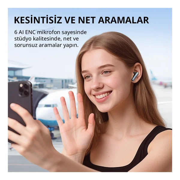 Earfun Air Pro 4i ANC TWS Kulak İçi Bluetooth Kulaklık - Görsel 5