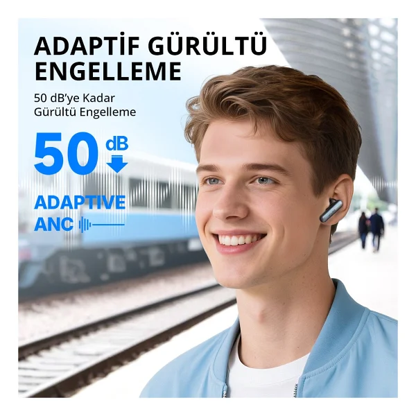 Earfun Air Pro 4i ANC TWS Kulak İçi Bluetooth Kulaklık - Görsel 6