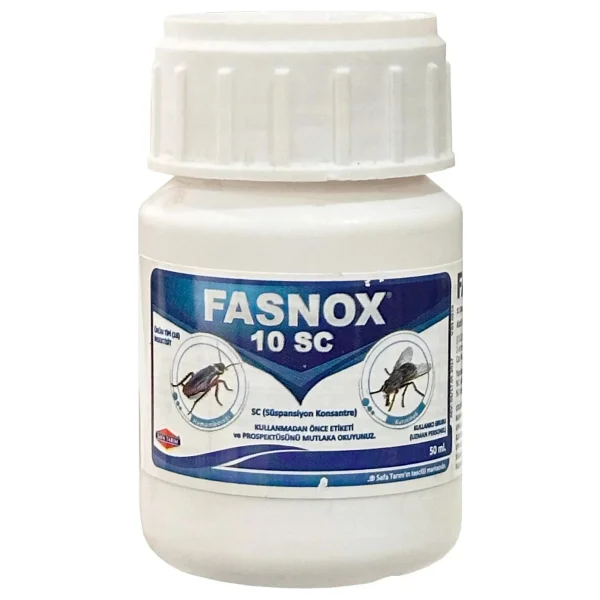 Fasnox 10 Sc Kokusuz Haşere Öldürücü Karasinek Hamam Böceği Haşere İlacı 50 Ml - Görsel 2