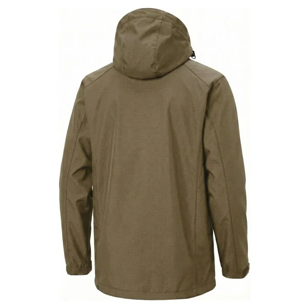 Ghassy Co. Erkek Bej Rüzgarlık/Yağmurluk Outdoor Omuz Detaylı Mevsimlik Spor Ceket - Görsel 7
