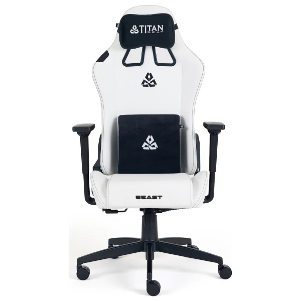 Titan Seat Beast Leather White Deri Oyuncu Koltuğu - Görsel 6