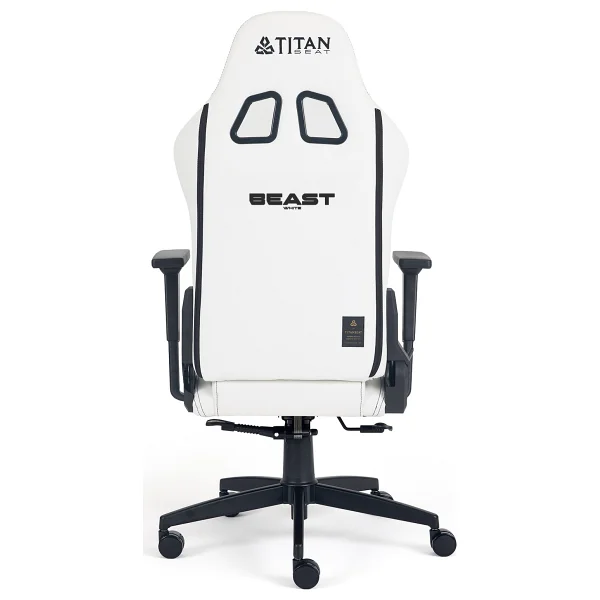 Titan Seat Beast Leather White Deri Oyuncu Koltuğu - Görsel 5