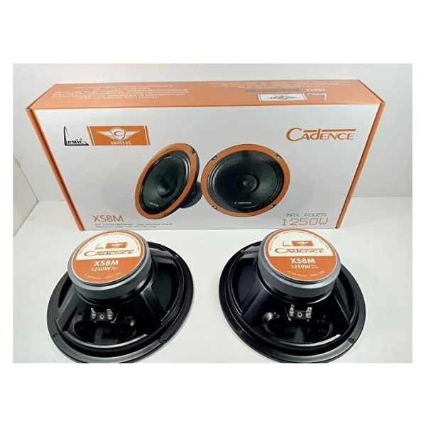 Ysn Sounds Cadence 20cm Midrange - Cadence Xs8m 1250w Midrange Hoparlör - Cadence Midrange 20cm - Görsel 2