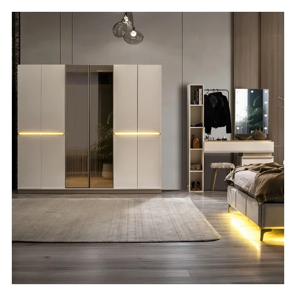 Edsy Home Alfa Yatak Odası Takımı - Bej - Görsel 2