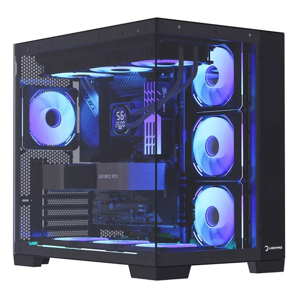 Gamepower Warcry Pulse 4x12cm Argb Fan Temperli Cam Atx 650w 80+ Bronze Gaming Kasa - Görsel 6