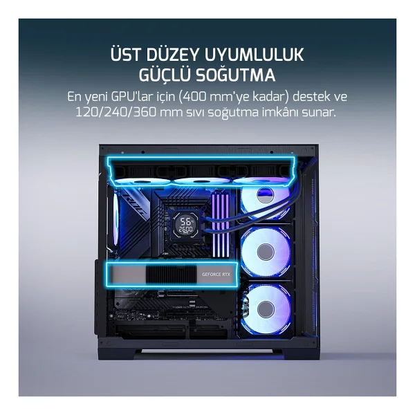 Gamepower Warcry Pulse 4x12cm Argb Fan Temperli Cam Atx 650w 80+ Bronze Gaming Kasa - Görsel 5