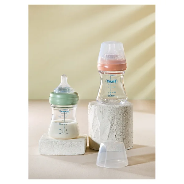 Mooma Neutra Tritan Antikolik Yavaş Akış 0-6 Ay Biberon 150 Ml - Görsel 5