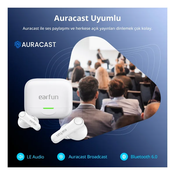 Earfun Air Pro 4 Plus TWS Beyaz Kulak İçi Bluetooth Kulaklık - Görsel 9
