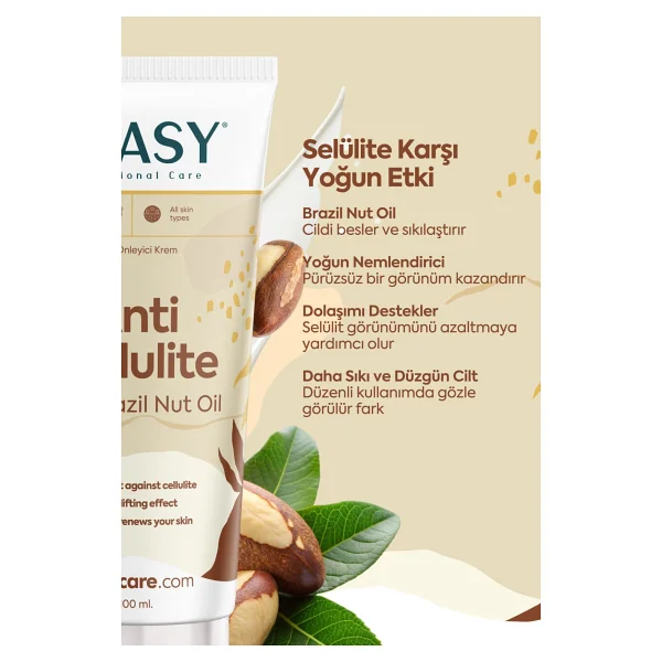 Clasy Care Anti Selülit Krem 100 Ml - Selülit Karşıtı, Unisex, Tüm Cilt Tiplerine Uygun Etkili Formül - Görsel 2