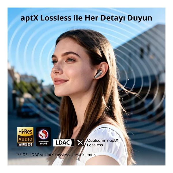 Earfun Air Pro 4 Plus TWS Siyah Kulak İçi Bluetooth Kulaklık - Görsel 4