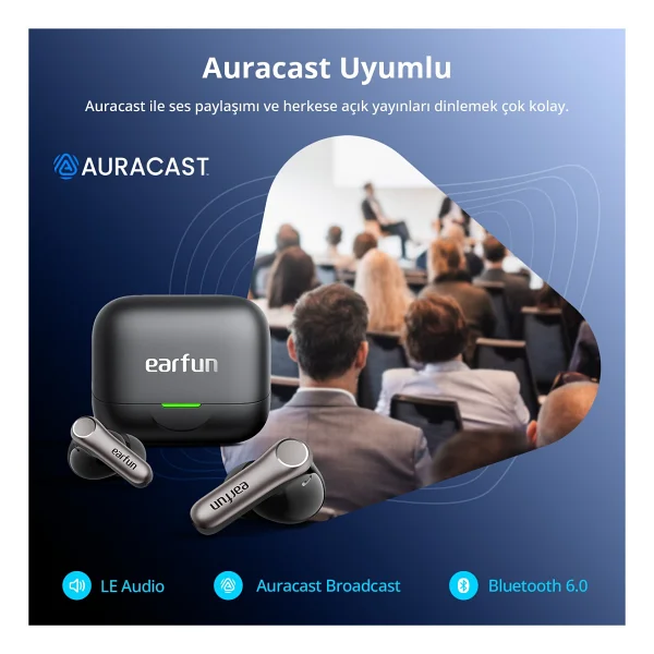 Earfun Air Pro 4 Plus TWS Siyah Kulak İçi Bluetooth Kulaklık - Görsel 7