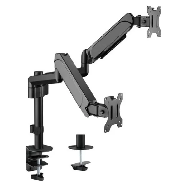 Brateck 17-32 İnç Uyumlu İki Kollu Amortisörlü Gri Monitör Kolu (Ldt62-C024) - Görsel 10