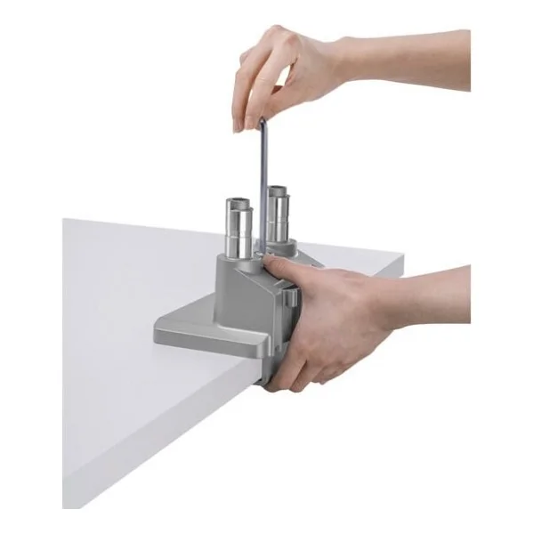 Brateck 17-32 İnç Uyumlu İki Kollu Amortisörlü Gri Monitör Kolu (Ldt62-C024) - Görsel 7