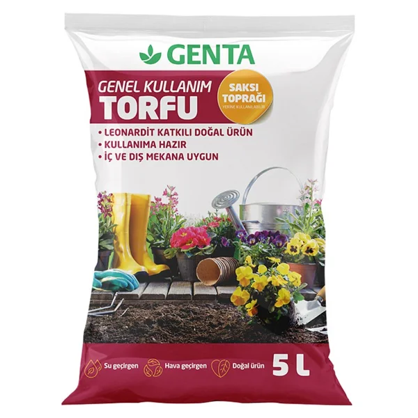 Genta Genel Kullanım Torfu Saksı Toprağı 5 Lt - Görsel 5