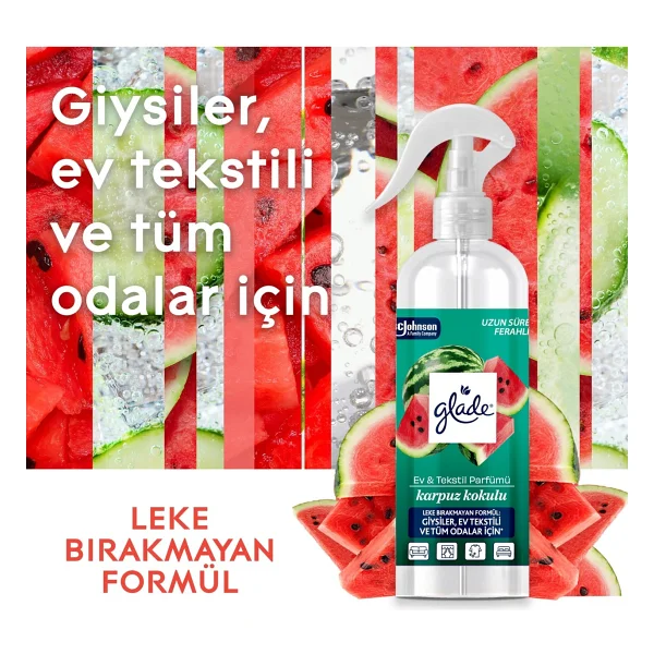 Glade Karpuz Kokulu Ev Tekstil Parfümü 450 Ml - Görsel 4