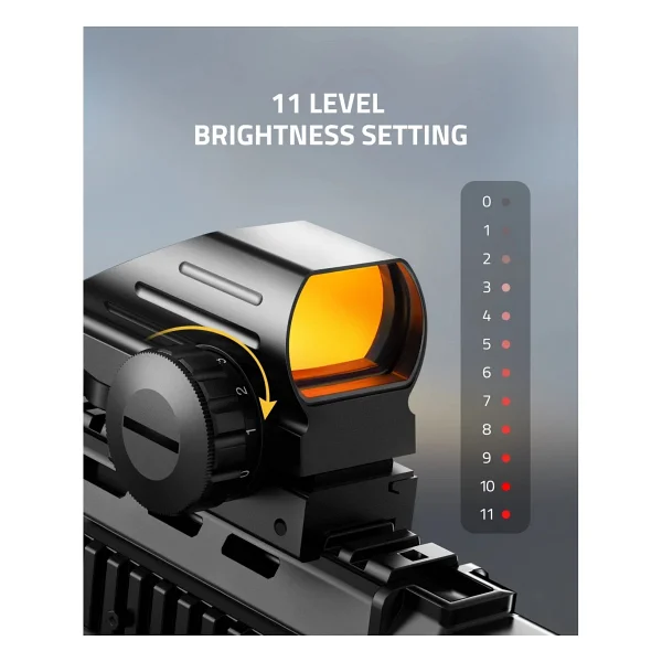 103hd Red Dot Reflex Nişangah - 3 Moa - 4 Retikül - 20 Mm Ray - Görsel 5