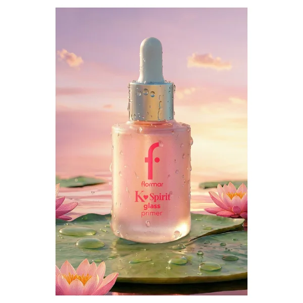 Flormar K-Spirit Işıltılı & Pürüzsüzleştirici Cam Cilt Etkili Besleyici Makyaj Bazı - - Görsel 3