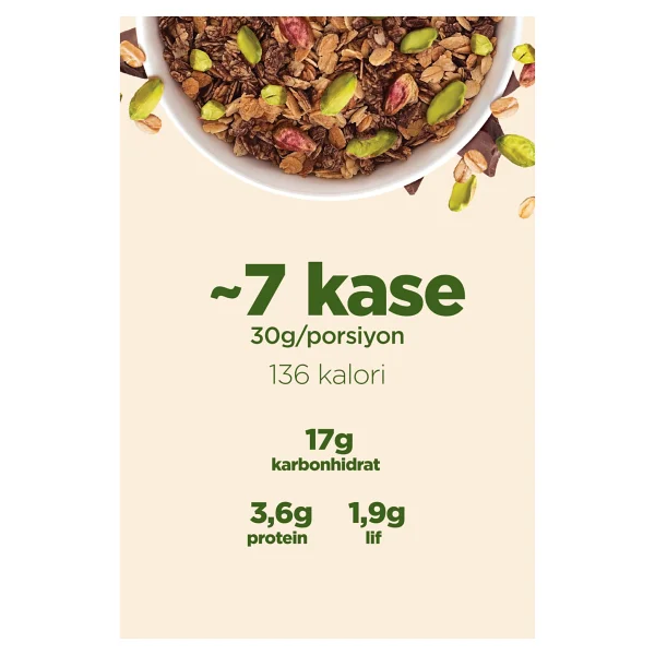 Fellas Granola - Antep Fıstığı & Kakao (200 G) - 3'lü Paket - 600 Gr - Görsel 7