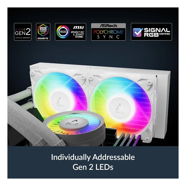 Arctic Liquid Freezer Iıı Pro 240 Argb Acfre00186a Beyaz İşlemci Sıvı Soğutucu - Görsel 9