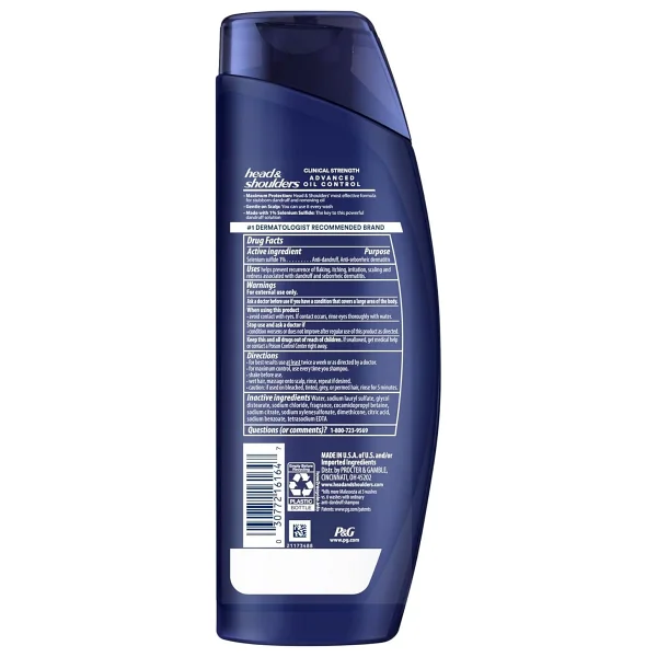 Head & Shoulders Clinical Strength Yağ Kontrol 400 Ml Kepek Şampuanı - Görsel 9