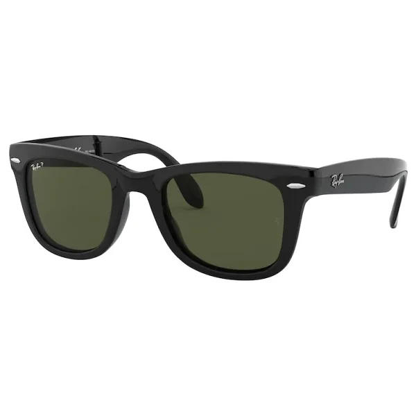 Ray-Ban Wayfarer Folding 4105 601/58 Black-Green Polarize Güneş Gözlüğü - Görsel 6