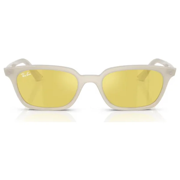 Ray-Ban Zaya 4456 68086d White-Yellow Aynalı Güneş Gözlüğü - Görsel 9