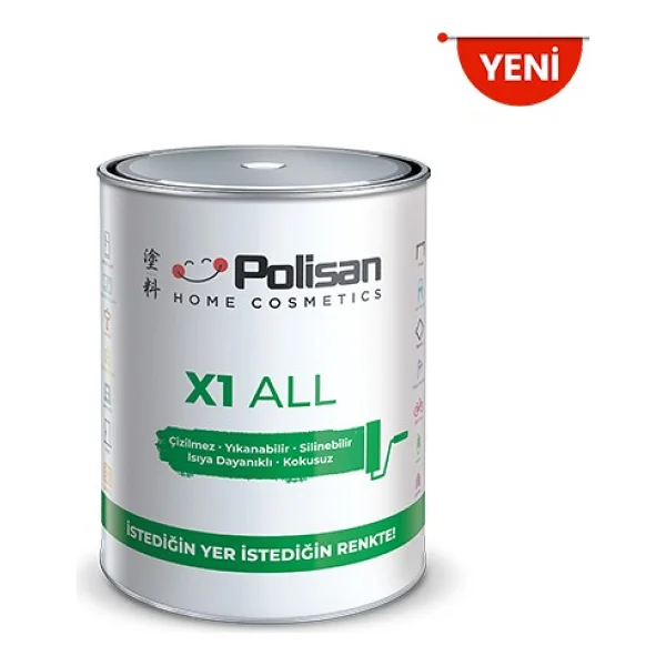 Polisan X1 All 0.75 Lt Su Bazlı Akrilik Boya - Görsel 10