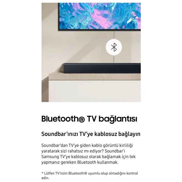 Samsung Dolby Audio / Dts Virtual:x Optik-usb-bluetooth Tv-telefon Bağlantı 300w Soundbar Ev Sinema Sistemi - Görsel 3