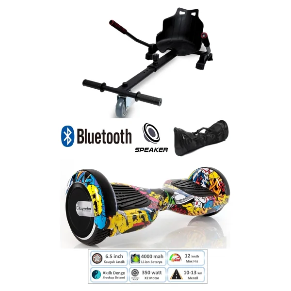 Citymate Çantalı Hoverkartlı Hoverboard - Görsel 4
