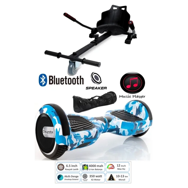 Citymate Çantalı Hoverkartlı Hoverboard - Görsel 7