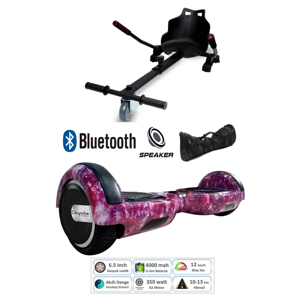 Citymate Çantalı Hoverkartlı Hoverboard - Görsel 5
