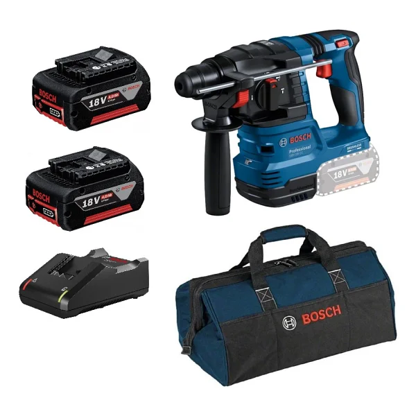 Bosch Professional Gbh 18v-22 2x4 Ah Çift Akülü Kırıcı Delici + Çanta Hediyeli - Görsel 6