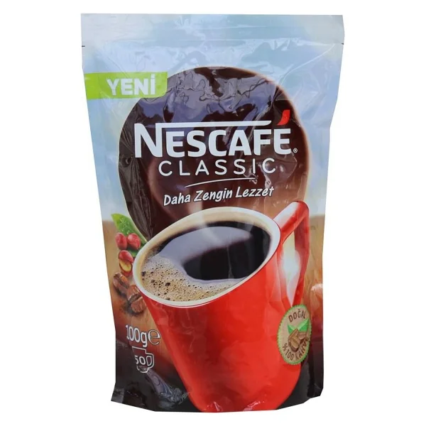 Nescafe Classic Granül Kahve 100 Gr Eko Paket - Görsel 3