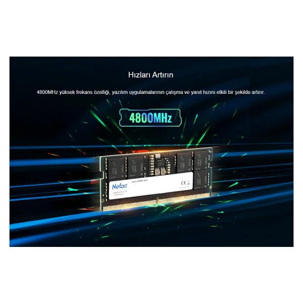 Netac Basics Ntb 16gb 4800mhz Ntb DDR5 C40 Ntbsd5n48sp-16 - Görsel 7