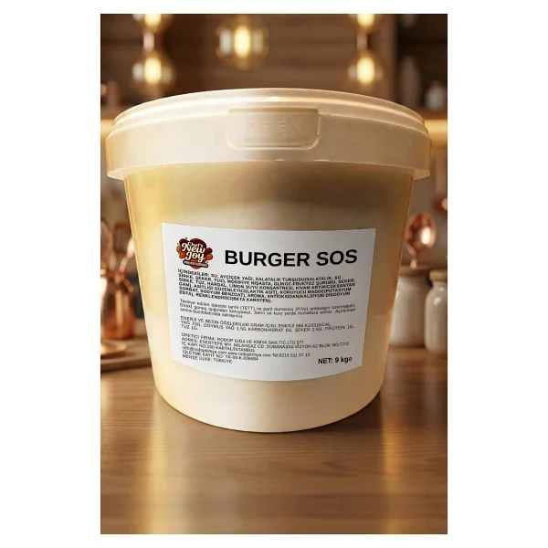 Chef's New Joy Professional Burger Sos 9 Kg Sıvı Sos - Görsel 3