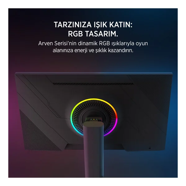 James Donkey Arven A70 27" 0.5 Ms Full HD Pivot 240 Hz Oyuncu Monitörü - Görsel 5