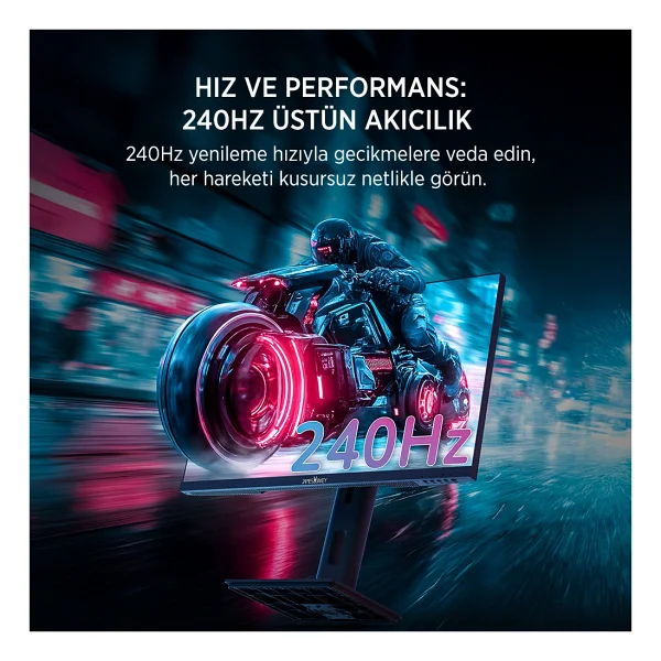 James Donkey Arven A70 27" 0.5 Ms Full HD Pivot 240 Hz Oyuncu Monitörü - Görsel 7