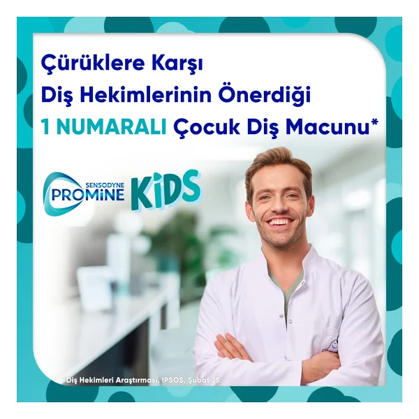 Sensodyne Promine 6 +Yaş Çocuk Diş Macunu 50ml - Bubble Gum Aromalı - Görsel 4