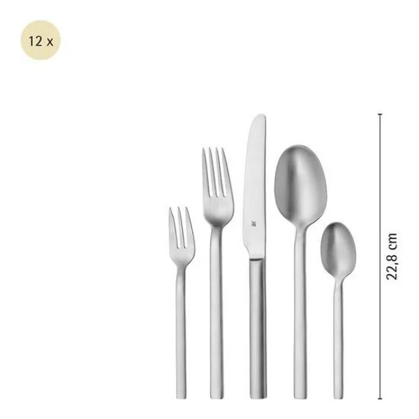 Wmf Alteo Mat 60 Parça 12 Kişilik Çatal Kaşık Bıçak Takımı - Görsel 3