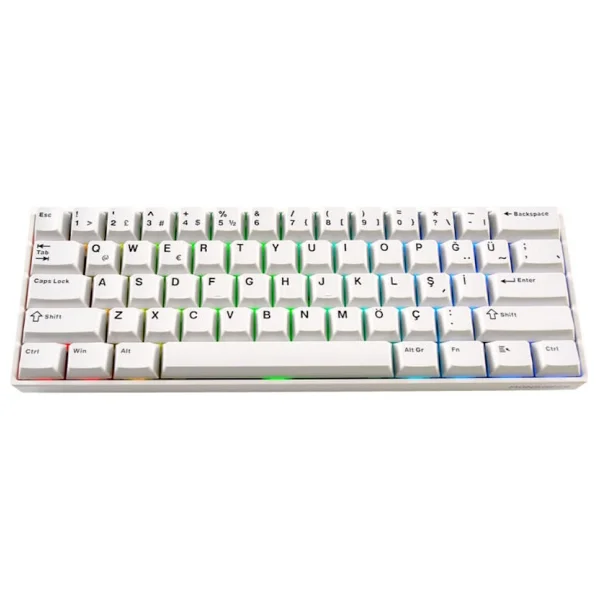 Akko Monsgeek Fun60 Max Argb %60 Tkl Glare Magnetic Switch Kablolu/Kablosuz Mekanik Oyuncu Klavyesi - Görsel 2