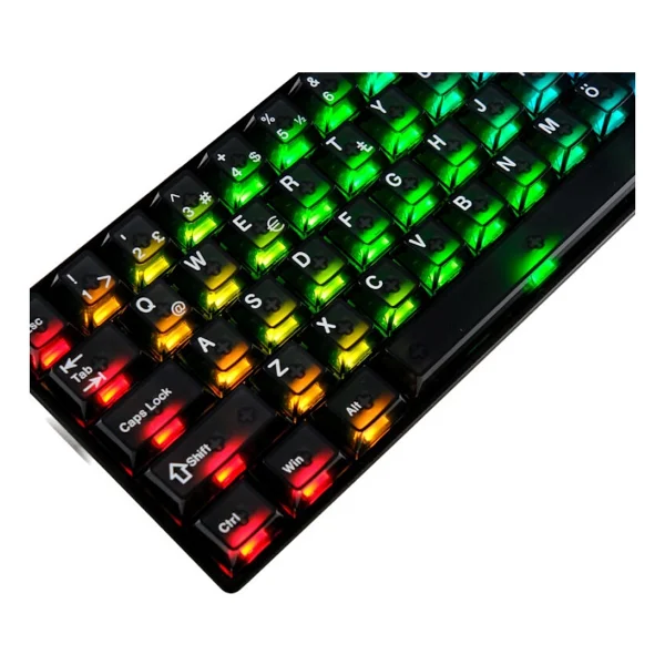 Akko Monsgeek Fun60 Max Siyah Argb %60 Tkl Glare Magnetic Switch Kablolu/Kablosuz Mekanik Oyuncu Klavyesi - Görsel 7