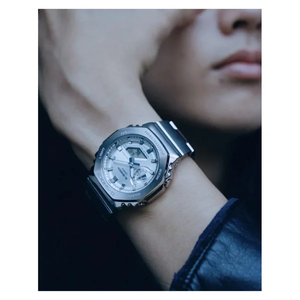 Casio G-Shock Gm-2110d-7adr Gümüş Erkek Kol Saati - Görsel 5