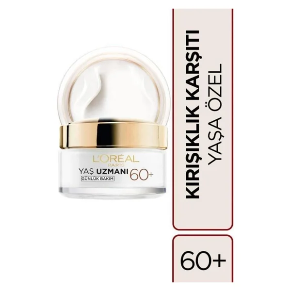 L'oreal Paris Yaş Uzmanı 60+ Kırışıklık Karşıtı Yenileyici Krem 50 Ml - Görsel 2