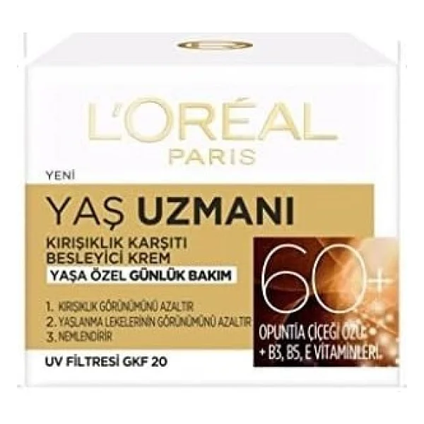 L'oreal Paris Yaş Uzmanı 60+ Kırışıklık Karşıtı Yenileyici Krem 50 Ml - Görsel 4