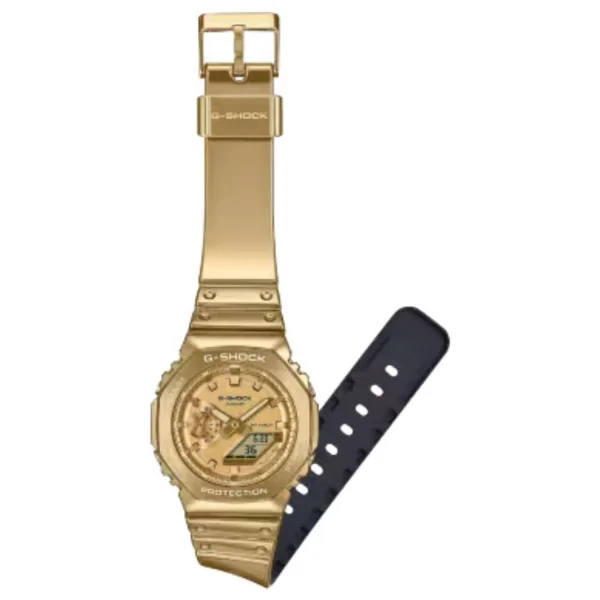 Casio G-Shock G-Steel Gm-2100ymg-9a Altın Erkek Kol Saati - Görsel 5
