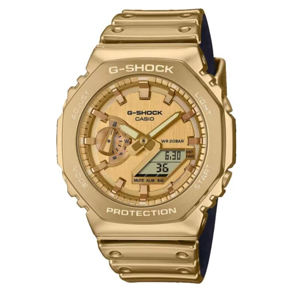 Casio G-Shock G-Steel Gm-2100ymg-9a Altın Erkek Kol Saati - Görsel 6